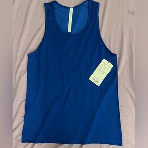 lululemon symphony blue metal vent tech tank